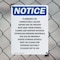 Signmission Flammable Or Combustible Liquids OSHA Notice Sign, Plastic, 7in W x 10in L, 2PK OS-2PACK-NS-P-710-V-12775 - alternate 5